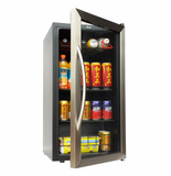 88L冷藏箱玻璃展示柜家用小型保鲜柜留样冰箱冰吧饮料红酒茶叶柜