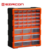 EZIRCON抽屉式塑料零件盒 元件盒配件盒分类盒零件柜 乐高收纳箱