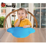 SOZZY宝宝便携抗菌防水餐垫 移动餐盘 就餐桌垫 婴儿童吸盘餐垫