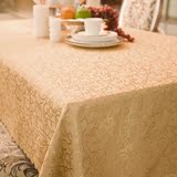 WKJL新款上市定做酒店桌布茶几欧式黄色布艺桌布 布艺 长方形