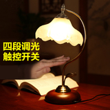 疯抢老上海复古民国台灯 创意欧式玻璃台灯 美式乡村田园床头台灯