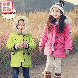 韩国童装15秋冬女童加厚滑雪服中性羽绒棉衣韩国实拍棉服大衣外套