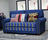 美式多功能沙发床可折叠1.5小户型简约现代三人位布艺沙发床1.8m