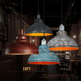 美式个性工业风LOFT复古创意客餐厅酒吧台楼梯北欧单头铁艺吊灯具