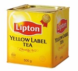 立顿黄牌精选红茶500g克罐装港式锡兰红茶小黄罐斯里兰卡进口