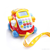 【12个月】澳贝玩具电子汽车电话 早教机电话玩具 学习中英文 1岁