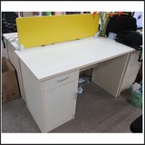 杭州办公家具 办公桌椅 电脑桌单人位办公桌 白枫1.4米 1.2米书桌