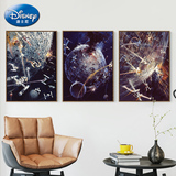 墙蛙 迪士尼星球大战现代客厅装饰画艺术空间挂画电影海报三联画