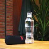 柠檬玻璃杯车载水瓶防漏带盖创意便携运动水杯大容量透明耐热杯子