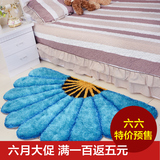 加厚韩国亮丝地毯卧室满铺床边欧式简约现代家用婚房公主圆形地毯