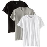 Calvin Klein正品代购CK男士日常休闲纯色圆领短袖t恤 男装三件套