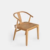 【春沐家】原创设计 白橡圈椅 实木餐椅 新中式 书桌椅DC-01