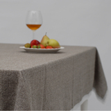 新品特别推荐《雅致》手工布艺中式复古亚麻现代简约风台布餐桌布