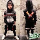 儿童套装韩版童装2016中小童春装卫衣宝宝假两件裤潮男童两件套装