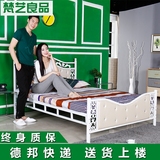 欧式铁艺床折叠床铁床双人床单人床简易宿舍床公主床铁架床1.5米