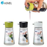 日本ASVEL按压式玻璃油壶防漏油瓶 酱油瓶 醋瓶 调味瓶100ML