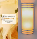现代简约LED创意床头卧室客厅过道阳台壁灯酒店工程铝材欧式壁灯