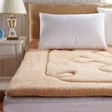 垫被可折叠床褥加厚保暖羊羔绒榻榻米 子学生单人双人床护垫床垫