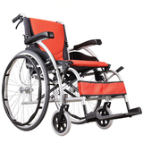 康扬老人轮椅KM-1502F24轻便折叠便携钛铝合金手动残疾人代步车