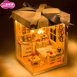 贝塔曼 diy小屋手工拼装模型小房子玩具别墅创意生日礼物女生男生