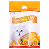 波奇网 宠物猫用品 宝尼BAONI柠檬味豆腐砂6L黄色吸水除臭猫砂