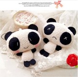 特价促销韩国可爱熊猫挂件手机链毛绒玩具玩偶批发结婚网店礼品