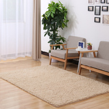 纯地毯白色长毛坐垫椅垫加厚防滑客厅卧室床边茶几飘窗毯定制