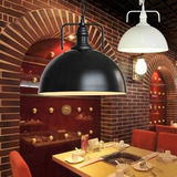 美式复古Loft工业风咖啡厅吧台过道餐厅灯创意个性铝材半圆吊灯具
