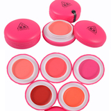 3GS腮红膏正品胭脂马卡龙球 裸妆 单色粉色橘色彩妆可做唇彩口红