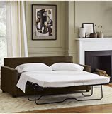 简约美式布艺可折叠沙发床1.2 1.5 1.8米可拆洗单双人两用小户型