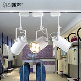 现代简约美式轨道灯创意吸顶客厅吧台服装店个性LED长杆COB射灯