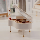 音乐盒创意迷你钢琴模型音月盒跳舞八音盒儿童女生生日快乐礼物