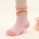 【天猫超市】小龙人 2双装 可爱个性图案宝宝袜 莱卡棉时尚童袜