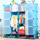 衣柜简易组装树脂衣橱折叠组合收纳柜子加固塑料儿童成人大号储物