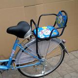 W1Q出口产品自行车儿童安全坐椅电动车后置座椅弯把带头枕更舒