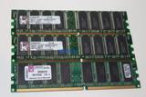 三星/现代/金士顿 原厂正品一代1G DDR 400 PC-3200U台式机内存条