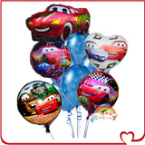 儿童生日派对party装饰布置/铝箔铝膜气球 汽车总动员麦昆系列