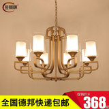 新中式吊灯现代简约客厅灯仿古创意个性铁艺卧室灯中式餐厅灯