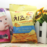 韩国进口宝宝零食青佑迷你芝士棒状饼干 儿童磨牙棒磨牙饼干12月+