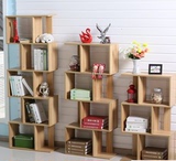 包邮简易创意书柜书架隔断儿童书橱储物柜置物架韩式简约现代组装