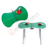 室内乒乓球桌折叠儿童PP乒乓球台案子简易家用可移动迷你小型桌子