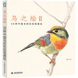 包邮 鸟之绘II 36种中国鸟的色铅笔图绘 飞乐鸟 彩色铅笔入门基础教程 手绘绘图画书  写意花鸟画 彩铅画画 色铅笔技巧书