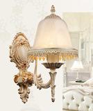欧式壁灯床头灯具简约创意仿古北欧美式田园客厅卧室工艺壁灯