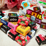 1盒全包邮日本进口食松尾多彩多味缤纷什锦巧克力27枚礼盒装方盒