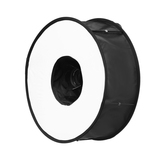 45CM折叠式环形柔光箱 微距 眼神光 相机机顶闪光灯罩环闪柔光箱