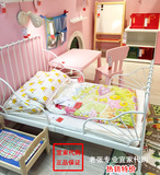 IKEA宜家代购米隆儿童加长床伸缩单人床儿童铁艺床女童男童床特价