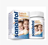 德国代购Sanostol 儿童补钙片+多种维生素咀嚼片75片4岁以上