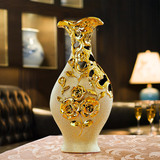 景德镇陶瓷花瓶摆件欧式简约家居装饰品台面客厅酒柜餐桌花艺花插