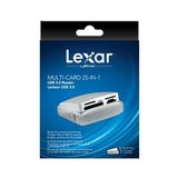 雷克沙（Lexar）USB3.0 25合1 CF卡SD卡TF卡 多功能高速读卡器