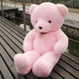 毛绒玩具熊粉色大号泰迪熊公仔大熊猫布娃娃熊宝宝1.2米1.6米包邮